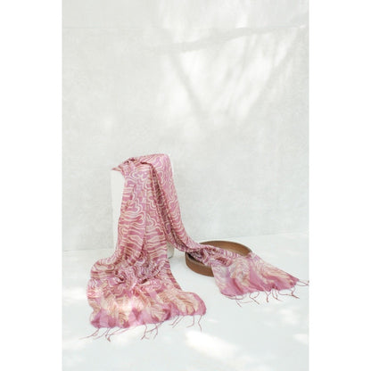 Syal Batik Sutra Parang - Purple - 45