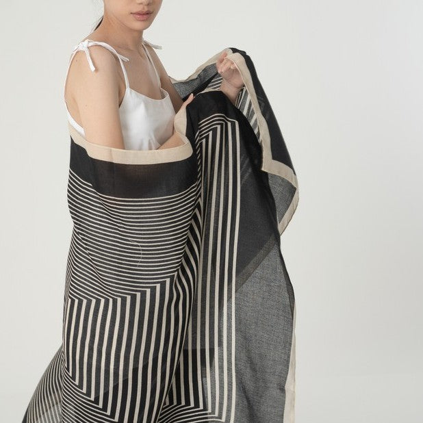 Muthia in Black Shawl
