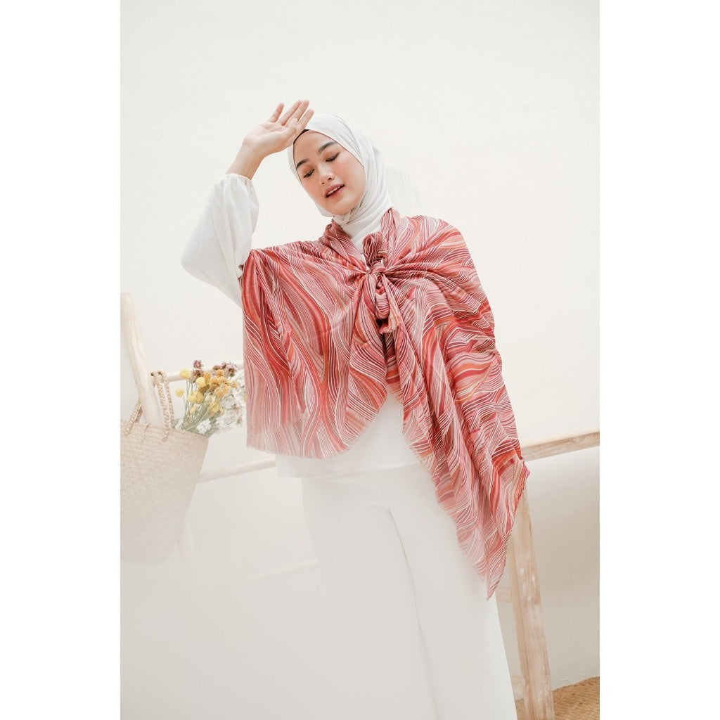 Mira in Red Shawl