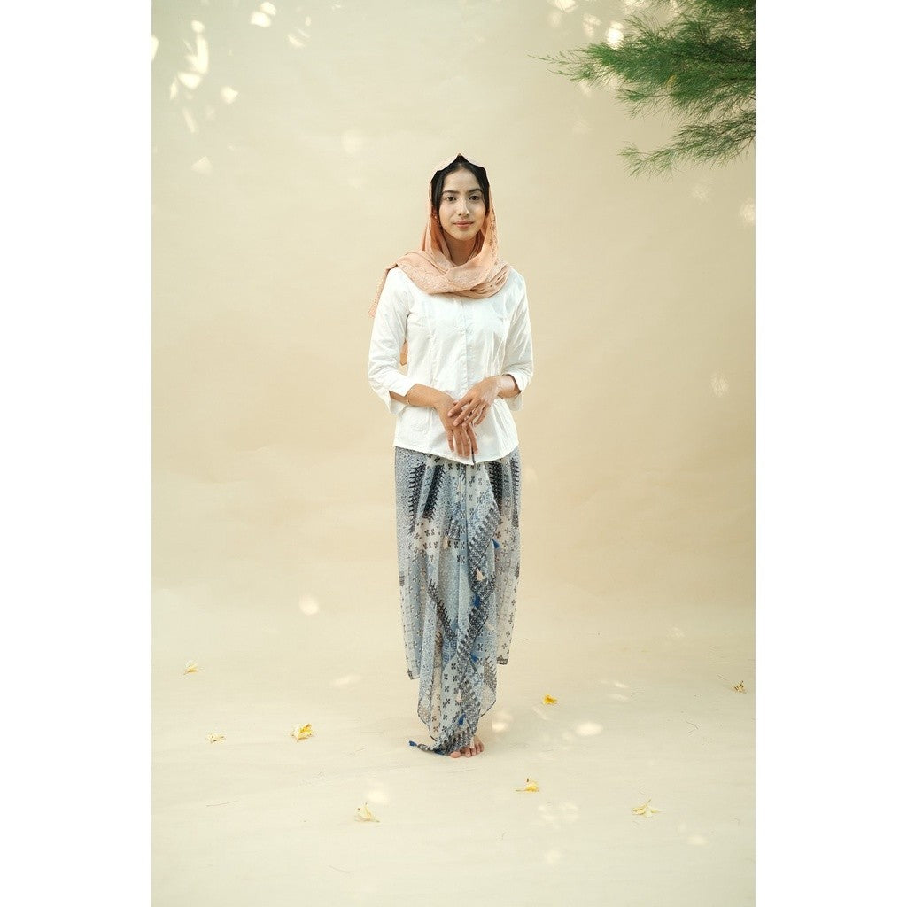 Embroidery Hijab Shawl - Flora - Milo