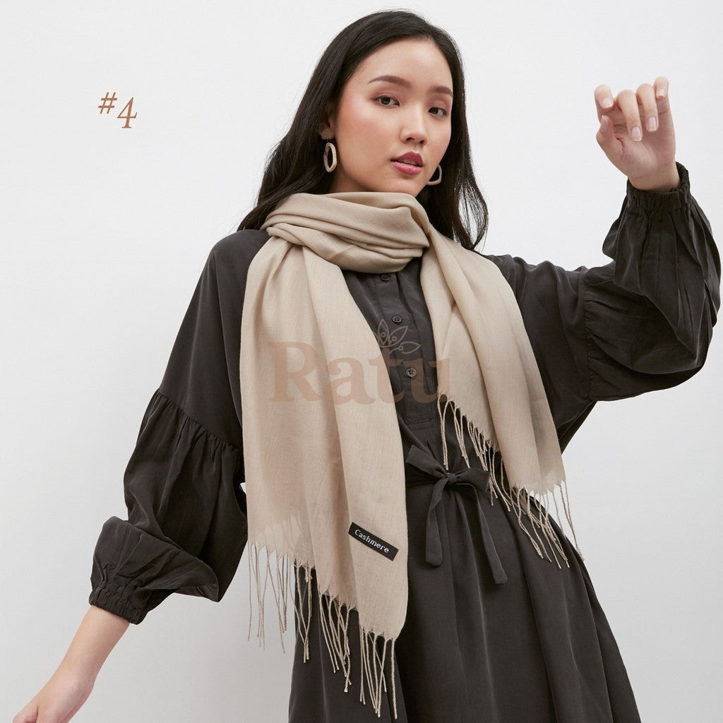 Plain Pashmina Cashmere 04
