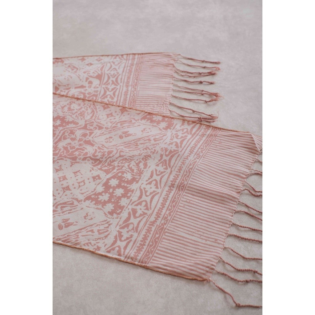 Scarf Batik TCL Sekar Jagad Cream