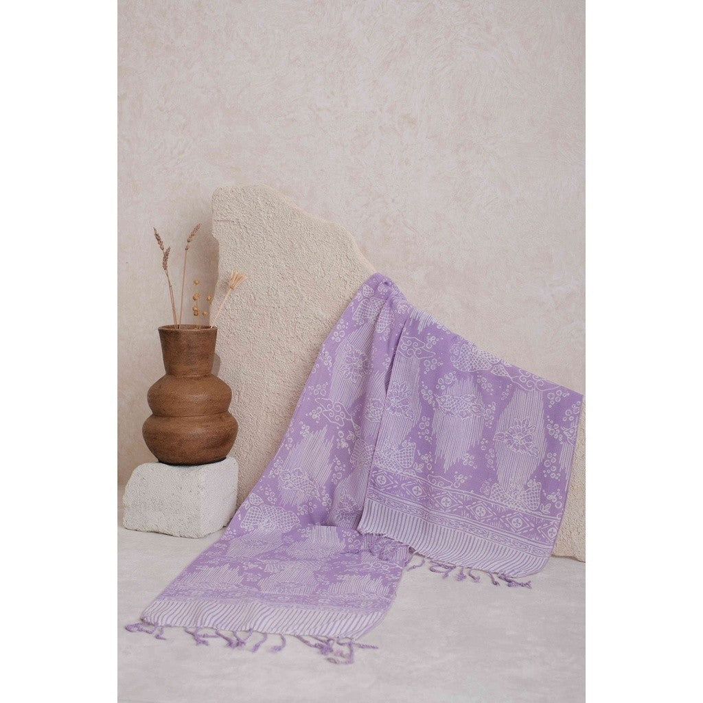 Scarf Batik J73 Purple