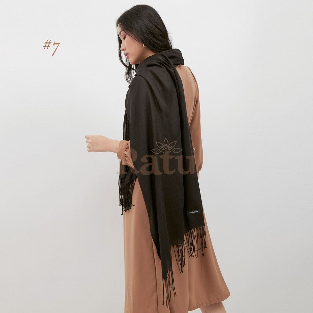 Plain Pashmina  Cashmere 07