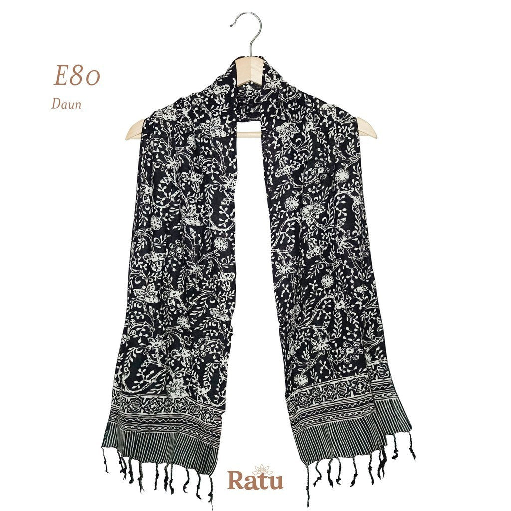 Scarf Batik E80 Black
