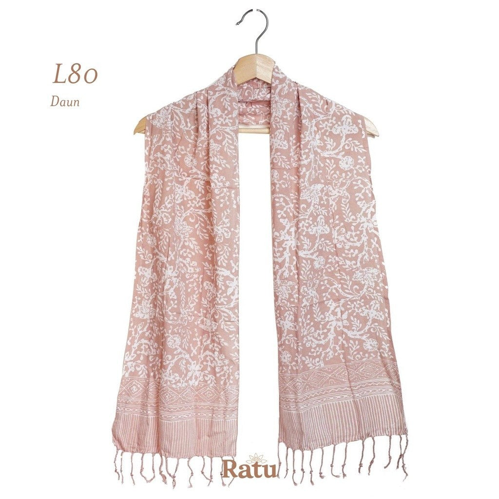 Scarf Batik L80 Cream