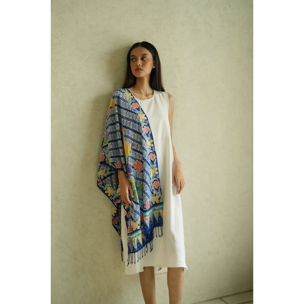 Selendang Batik Encim Parang 2 Blue