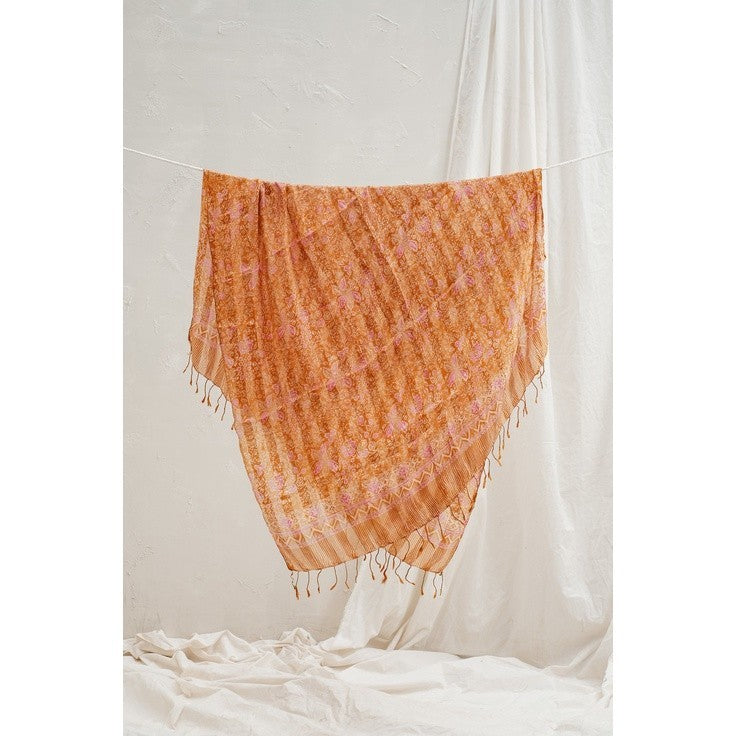 Selendang Batik Sutra Gold 01