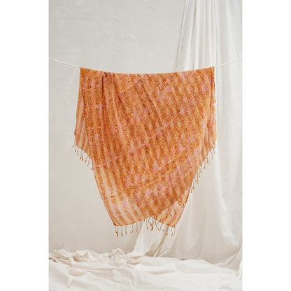 Selendang Batik Sutra Gold 01