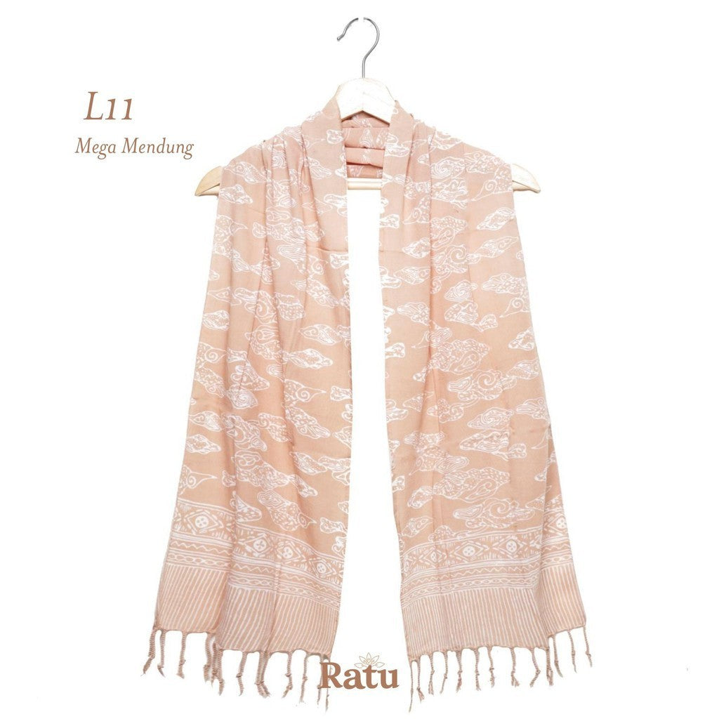 Scarf Batik L11 Cream