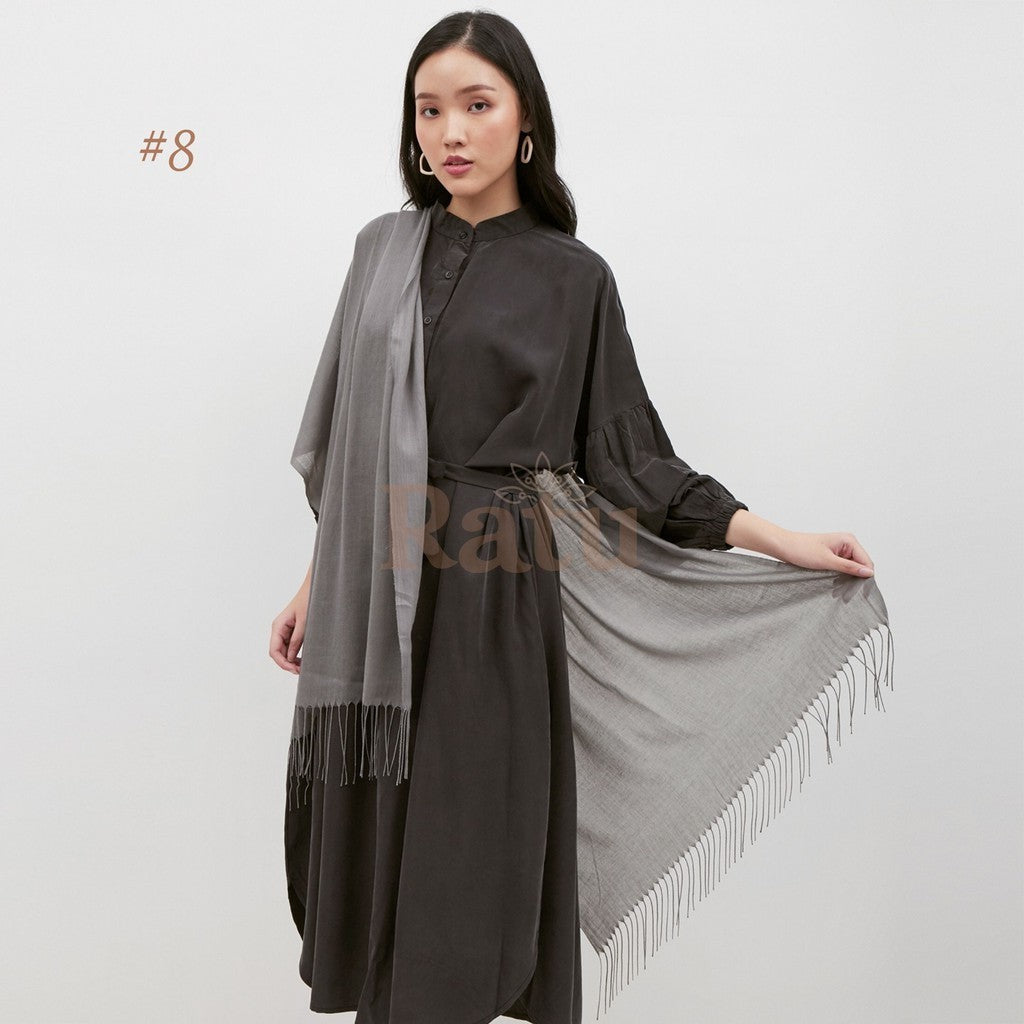 Plain Pashmina Cashmere 08