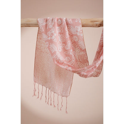 Scarf Batik TCL Daun 2 Cream