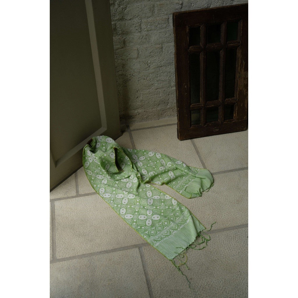 Scarf Batik TCi Kawung 1 Green