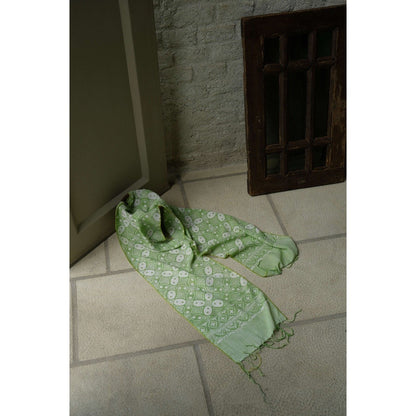 Scarf Batik TCi Kawung 1 Green