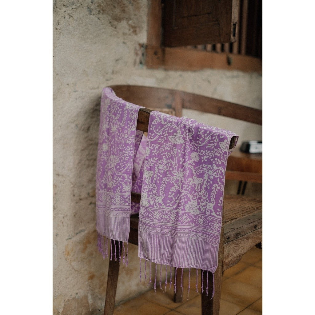 Scarf Batik J80 Purple