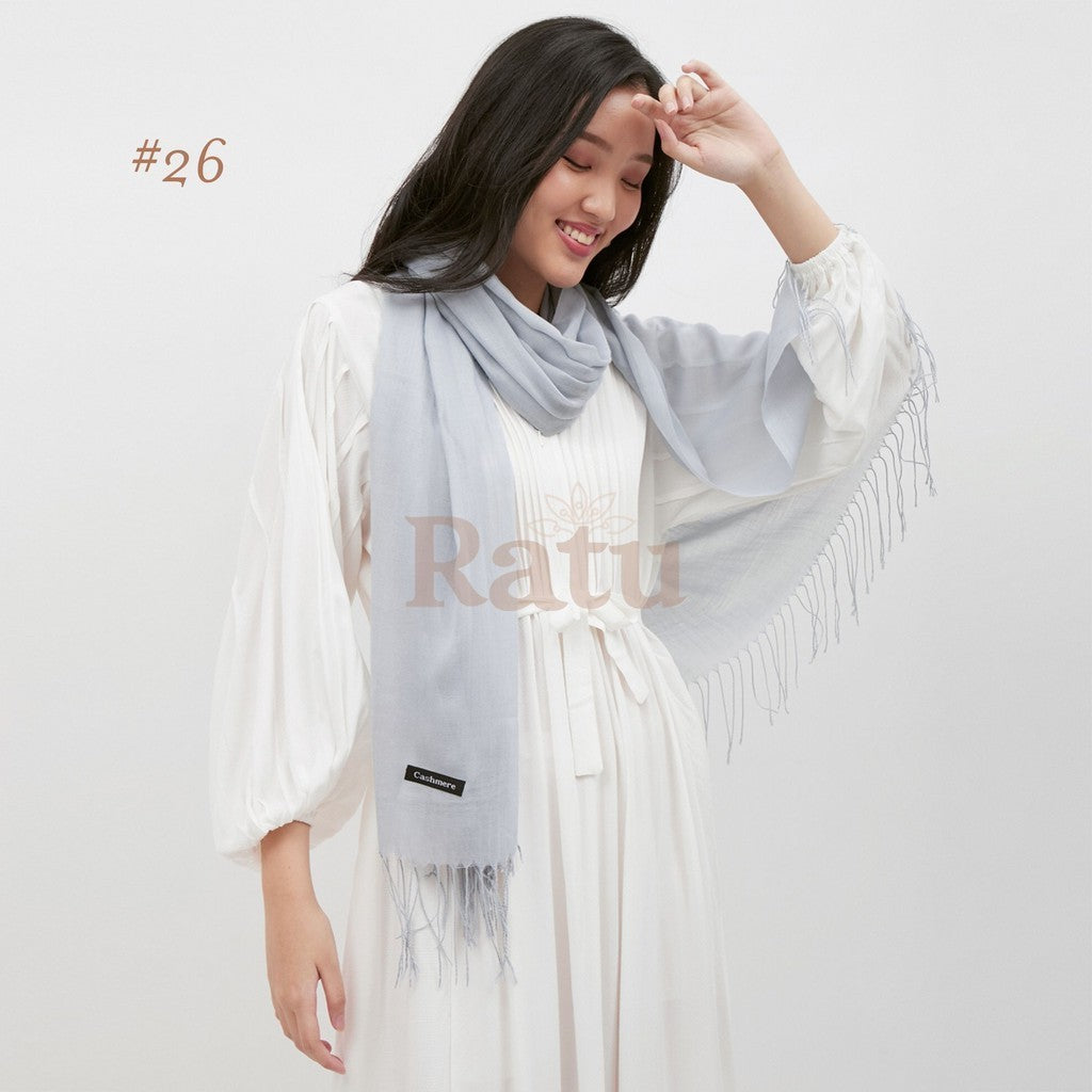 Plain Pashmina Cashmere 26