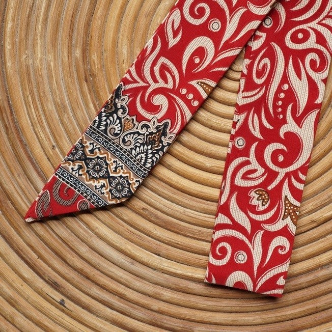 Bunga Merah - Twili Pita Syal