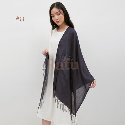 Plain Pashmina  Cashmere 11