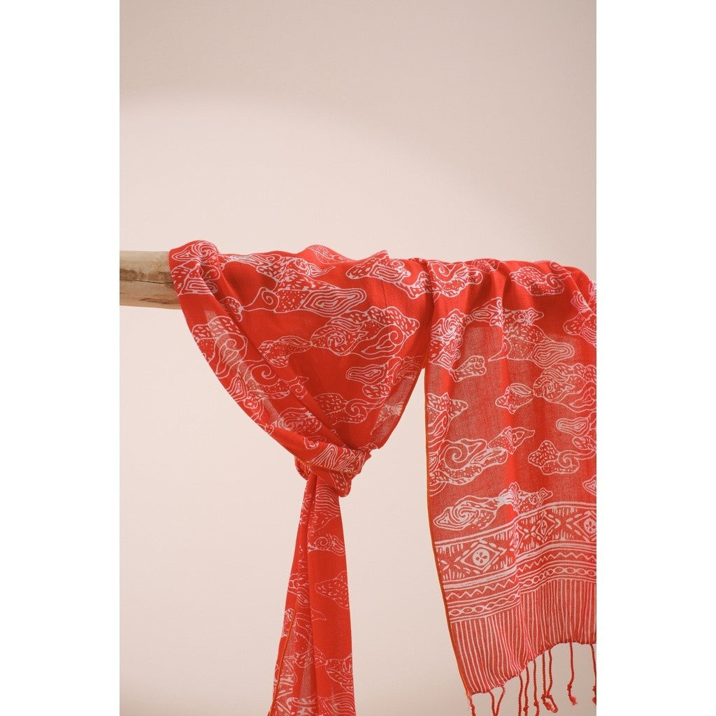 Scarf Batik H11 Orange
