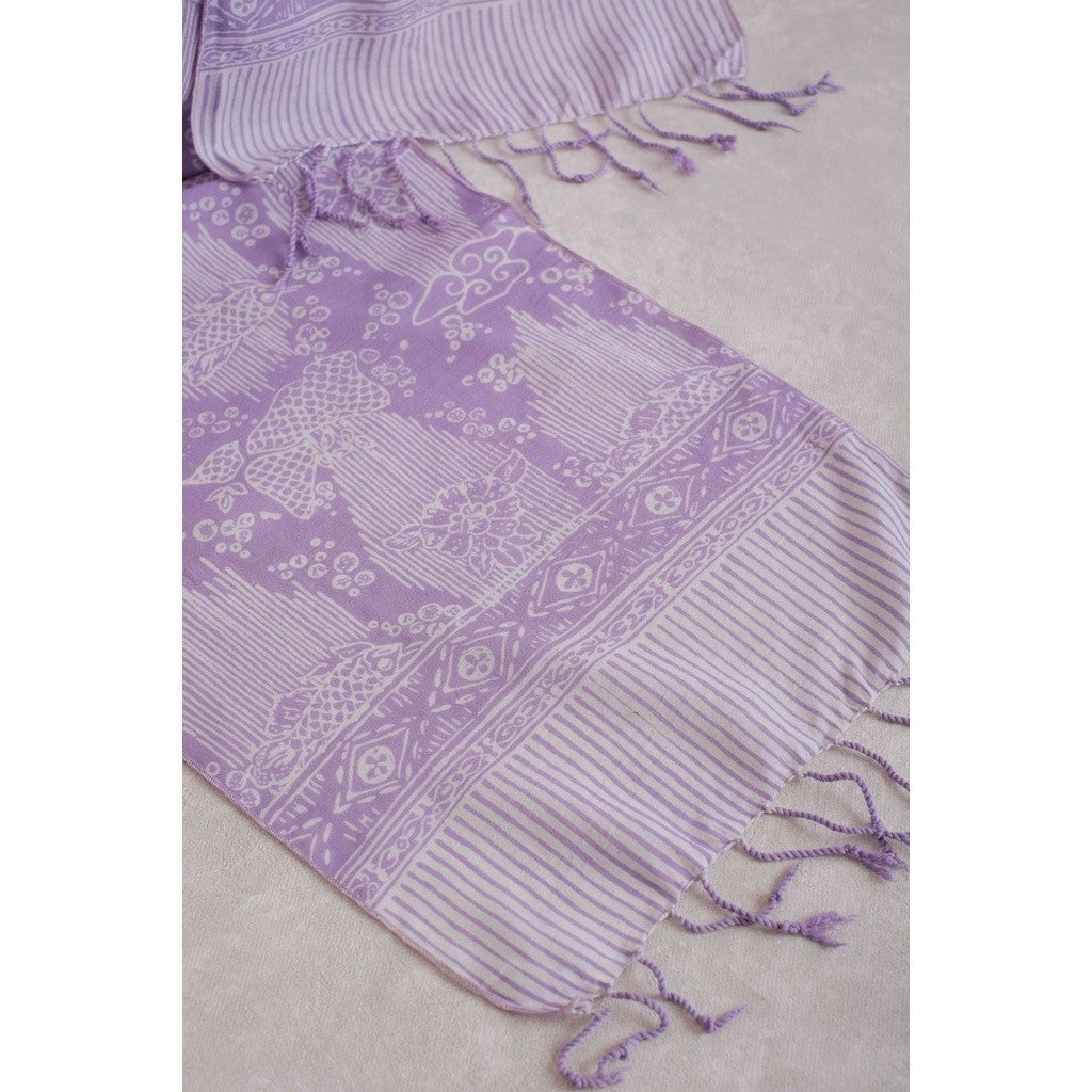 Scarf Batik J73 Purple