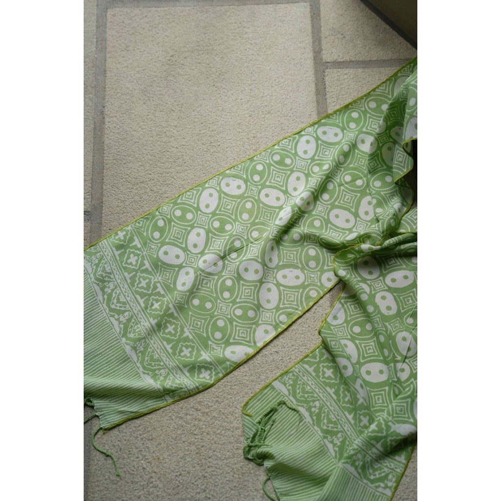 Scarf Batik TCi Kawung 1 Green