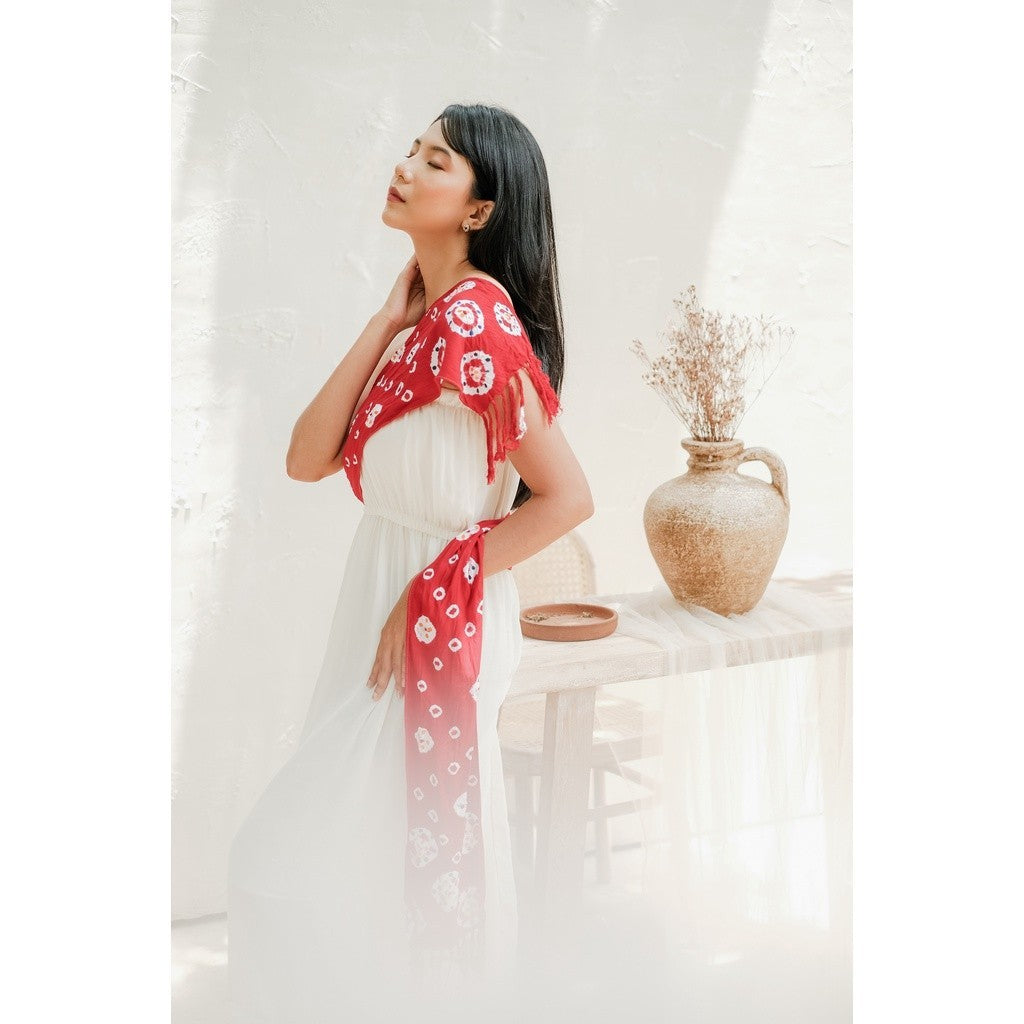 Gayatri Scarf Red