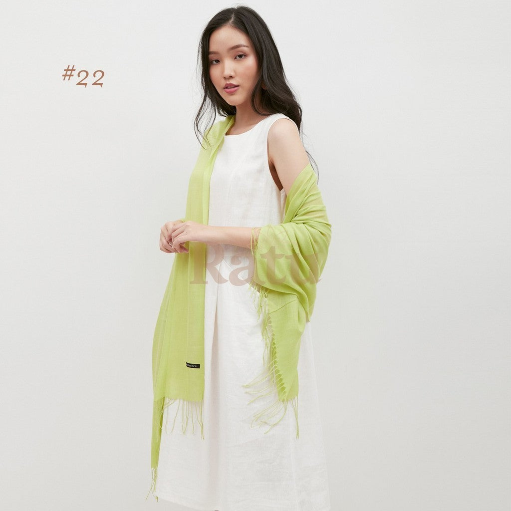 Plain Pashmina Cashmere 22