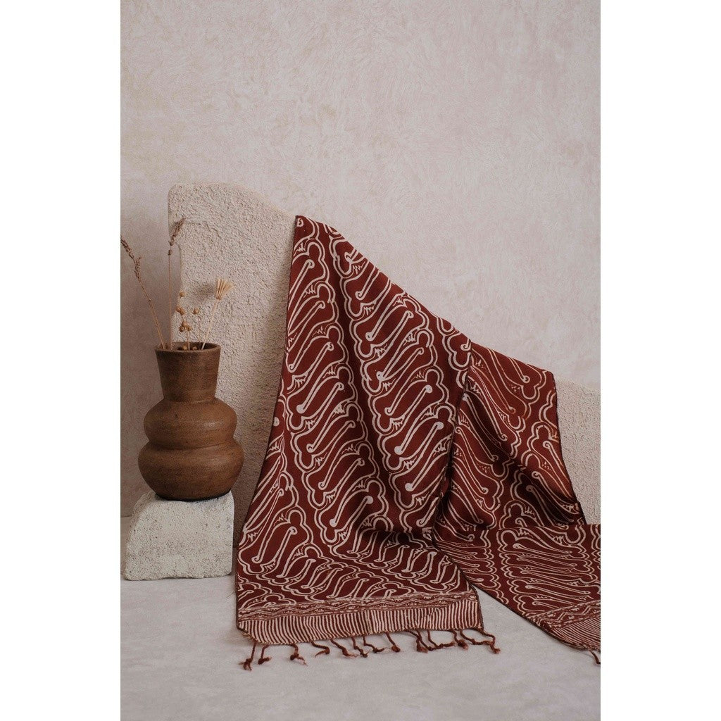 Scarf Batik TCR Parang 2 Brown