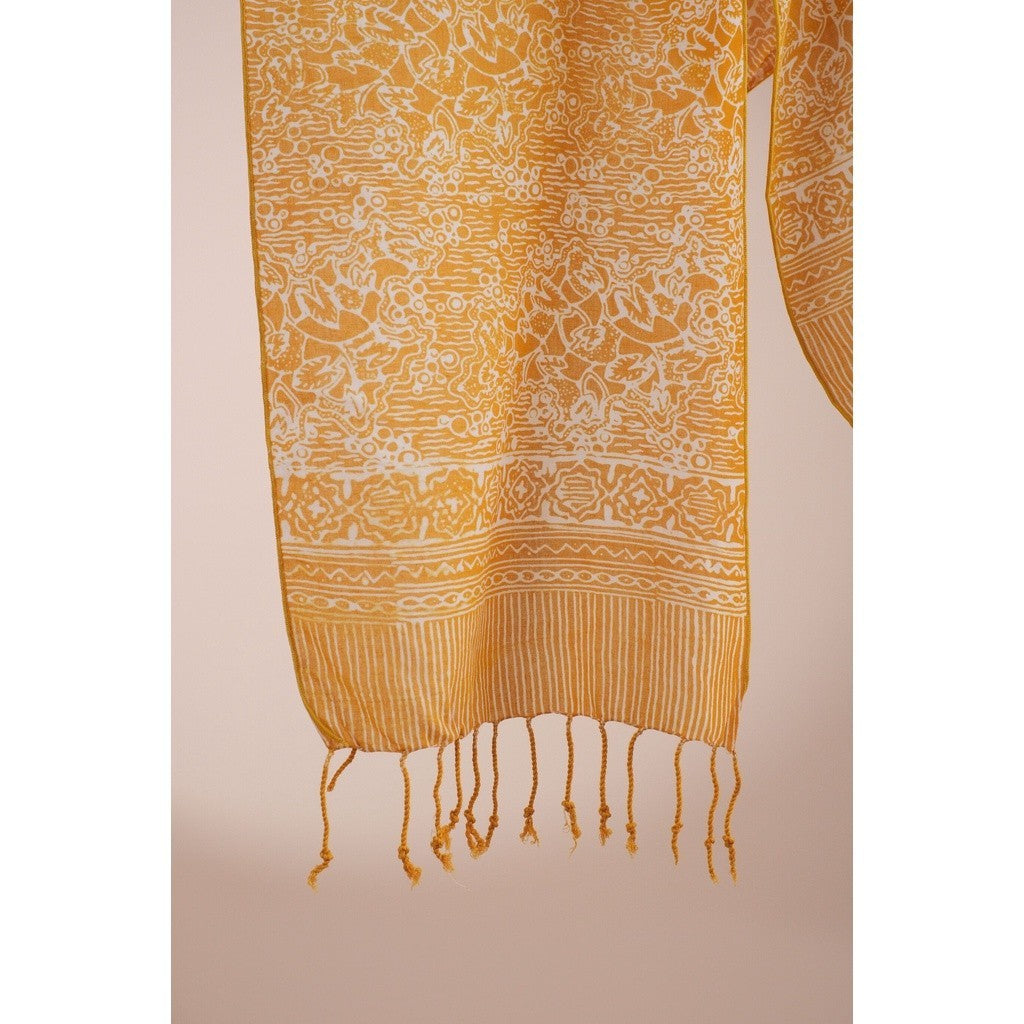 Scarf Batik K82 Yellow