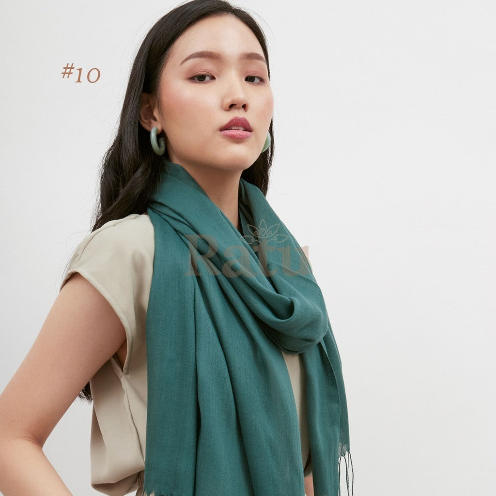 Plain Pashmina Cashmere 10