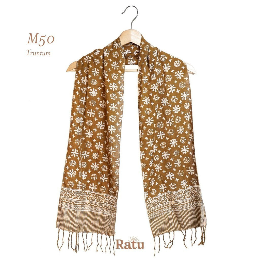 Scarf Batik M50 Brown