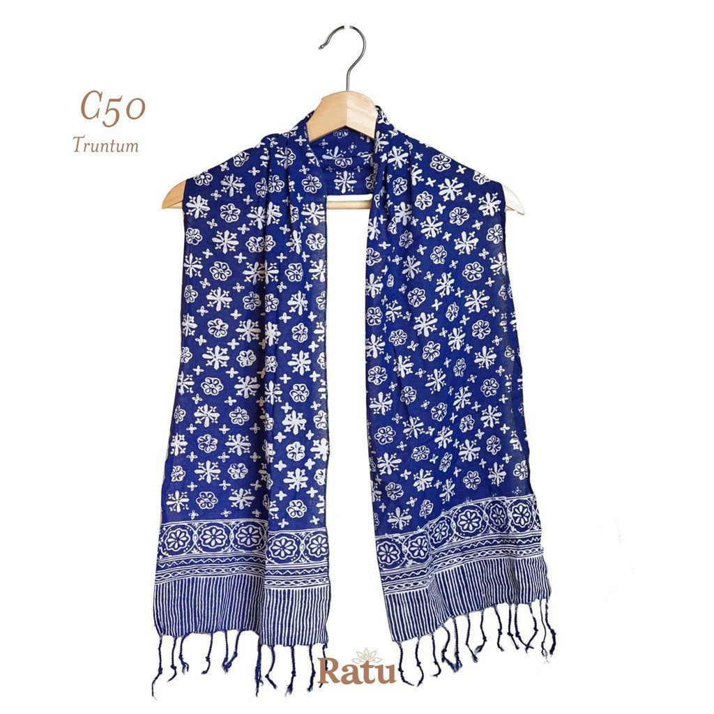 Scarf Batik C50 Blue