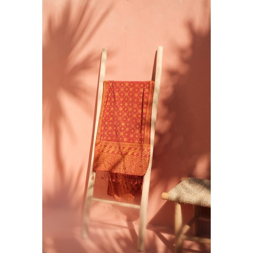 Scarf Batik Melati - Orange