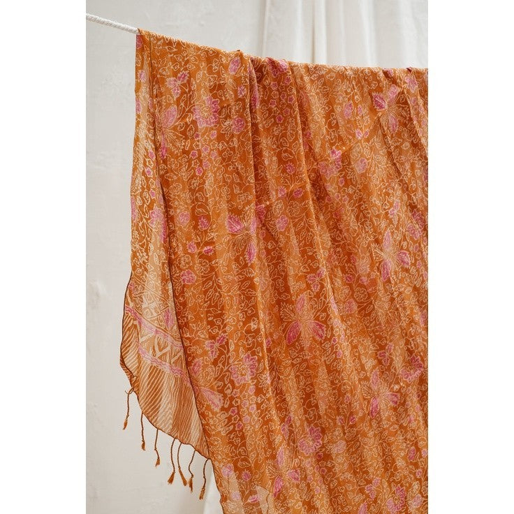 Selendang Batik Sutra Gold 01