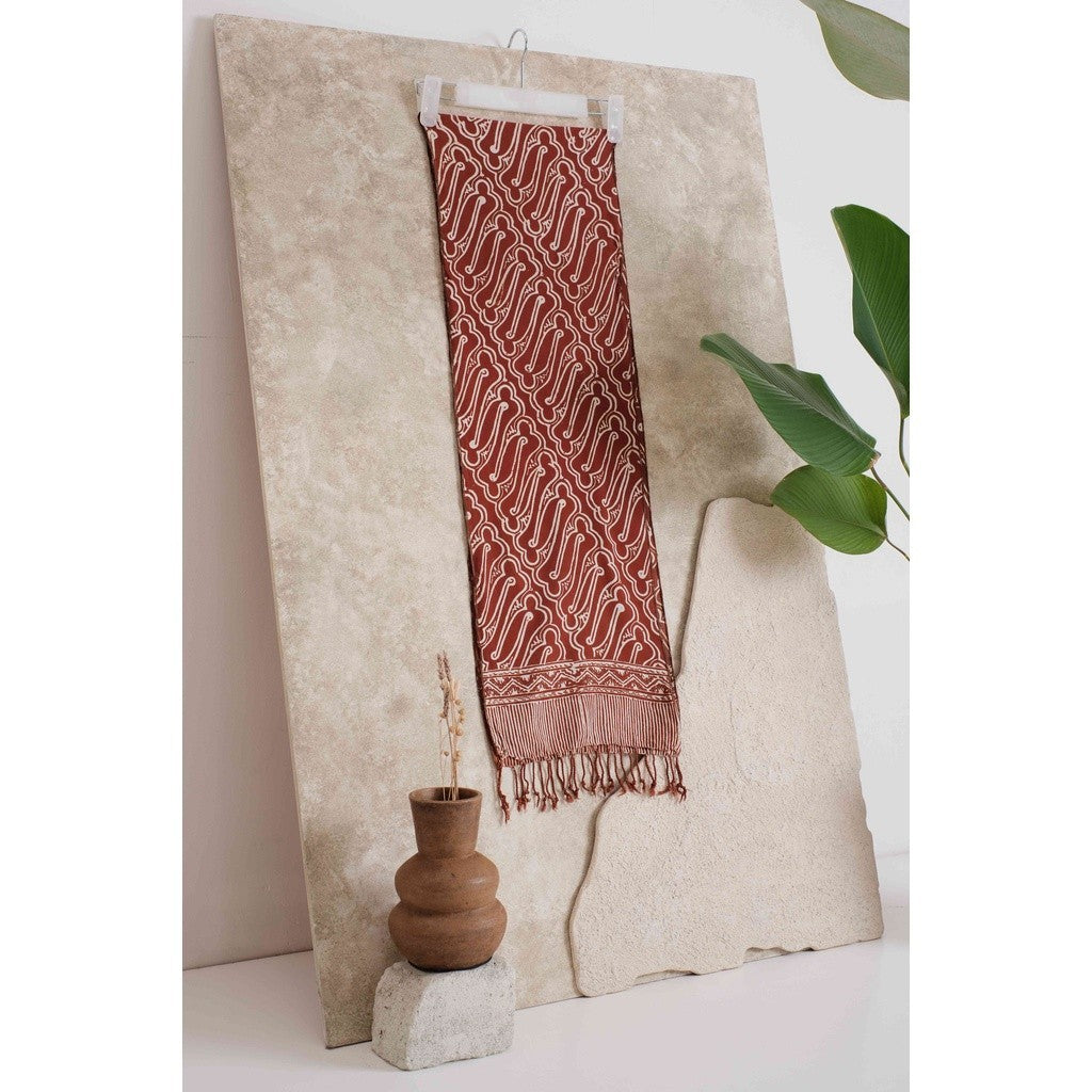 Scarf Batik TCR Parang 2 Brown