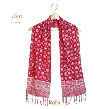 Scarf Batik D50 Red