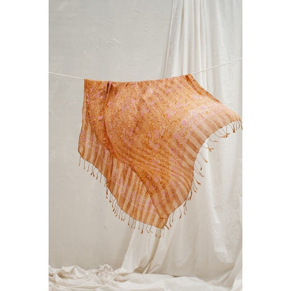 Selendang Batik Sutra Gold 01