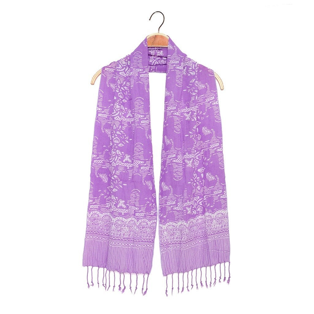 Scarf Batik J7 Purple