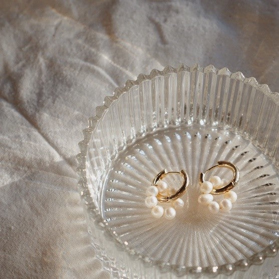 Gemma-Freshwater Pearl Earrings/Anting Mutiara Wanita