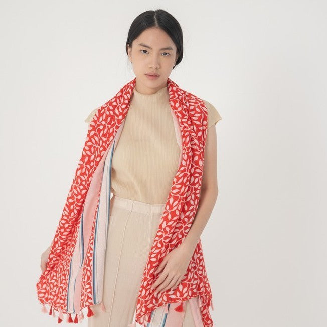 Salma in Red Shawl