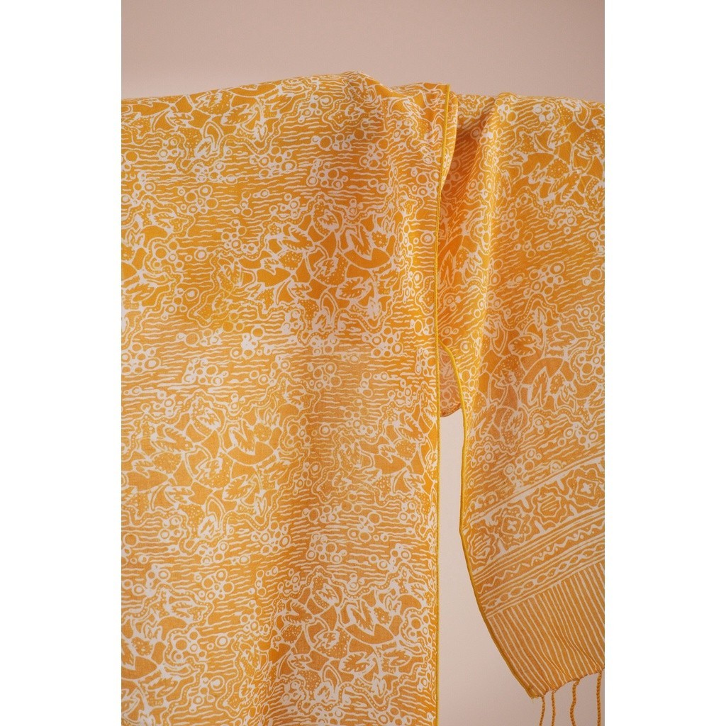 Scarf Batik K82 Yellow