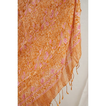 Selendang Batik Sutra Gold 01
