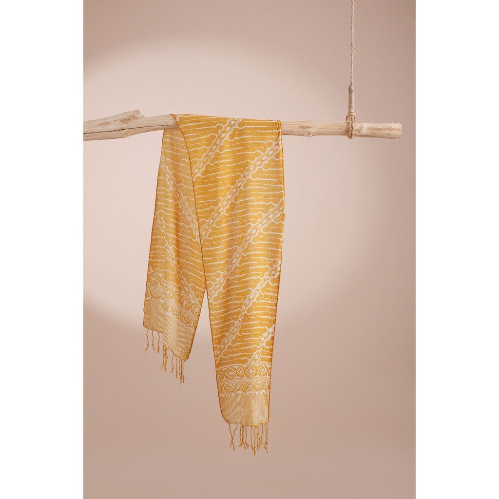 Scarf Batik TCK Parang 2 Yellow