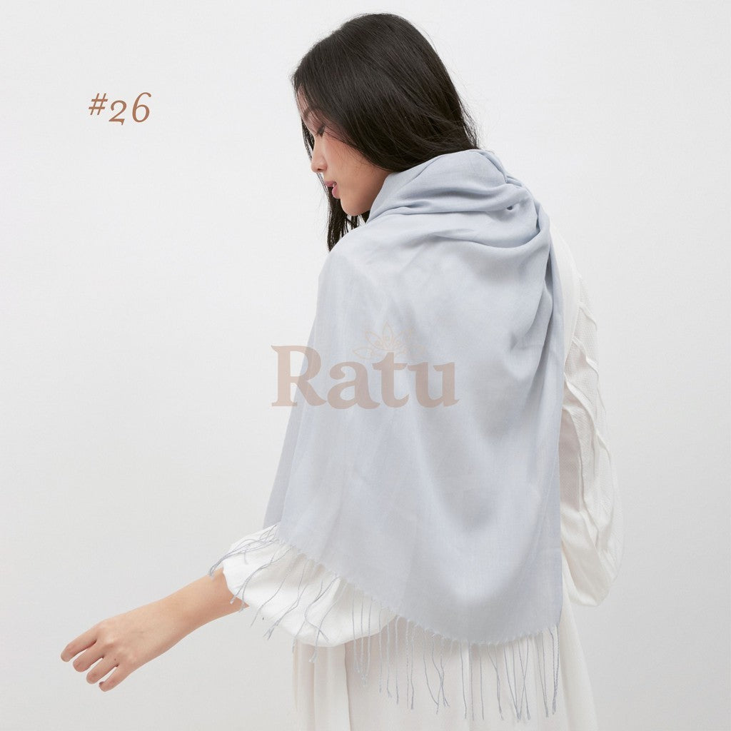 Plain Pashmina Cashmere 26