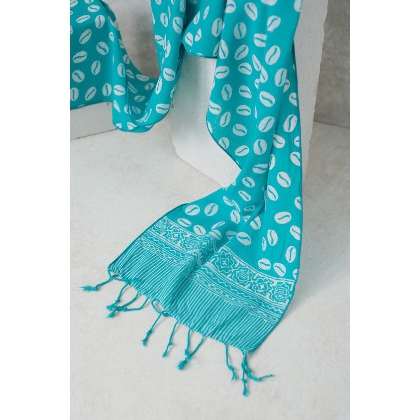 Scarf Batik Biji Kopi Tosca