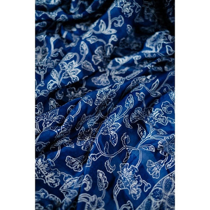 Selendang Batik Sutra Blue 02