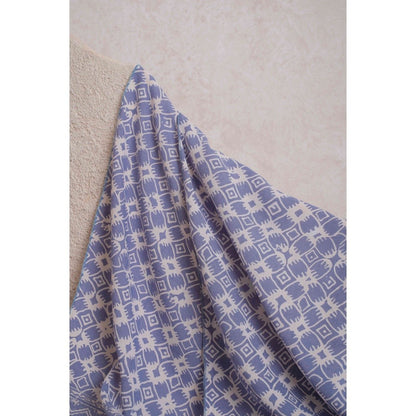 Scarf Batik TCGR Kawung 4 Grey
